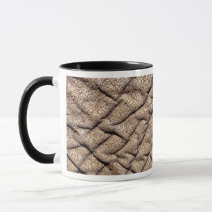 Nahaufnahme des Fells eines afrikanischen Elefante Tasse