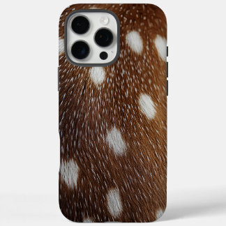Nahaufnahme des Fells eines gefleckten Hirsches iPhone 16 Pro Max Hülle