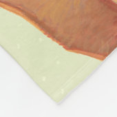 Nahaufnahme des großen Braunbären Fleecedecke (Ecke)