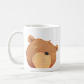 Nahaufnahme des großen Braunbären Kaffeetasse (Links)