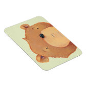 Nahaufnahme des großen braunen Bären Magnet (Rechte Seite)