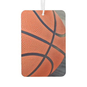 Nahaufnahme des orange Basketballs Autolufterfrischer
