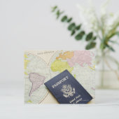 Nahaufnahme des Passes liegend auf Karte (Stehend Vorderseite)