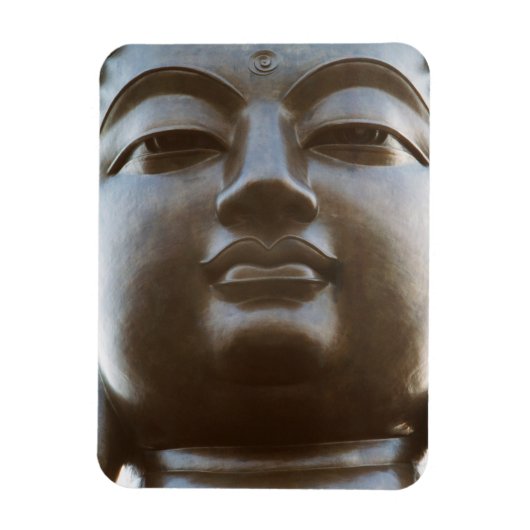 Nahaufnahme einer Buddhastatue Magnet (Vertikal)