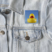 Nahaufnahme einer Gummiente Button (Beispiel)