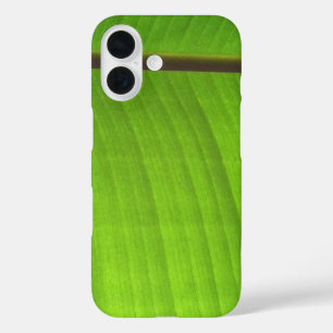 Nahaufnahme eines Bananenblatts iPhone 16 Hülle