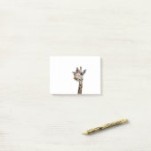 Nahaufnahme eines herrlichen Giraffengesichtes Post-it Klebezettel (Auf Schreibtisch)