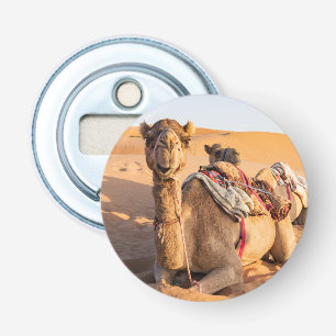 Nahaufnahme eines Kamels in der omanischen Wüste Flaschenöffner