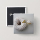 Nahaufnahme eines Kuchens Button (Vorne & Hinten)