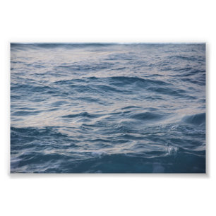 Nahaufnahme eines Meerwasserrippels Fotodruck