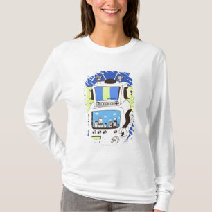 Nahaufnahme eines Roboters T-Shirt