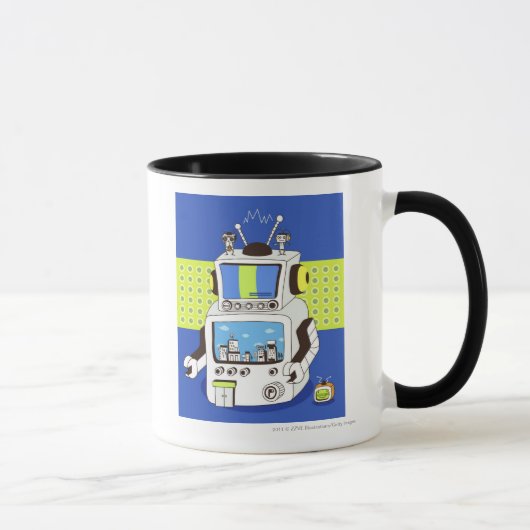 Nahaufnahme eines Roboters Tasse (Rechts)