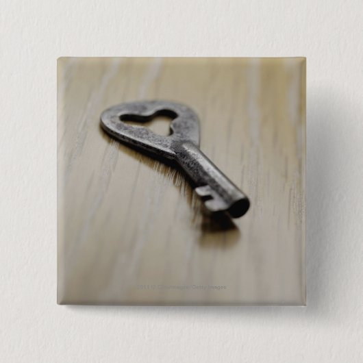 Nahaufnahme eines Schlüssels Button (Vorderseite)