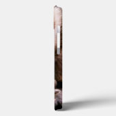 Nahaufnahme eines schwarz-mit einer Kappe Case-Mate iPhone Hülle (Rückseite / Links)