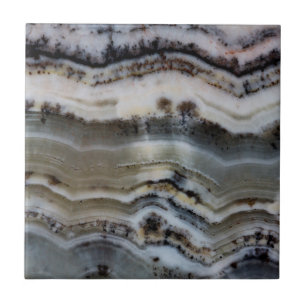 Nahaufnahme eines Silber-Lace-Onyx Fliese