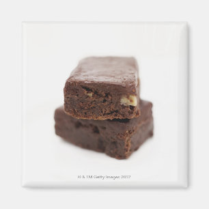 Nahaufnahme eines Stapels von zwei Magnet