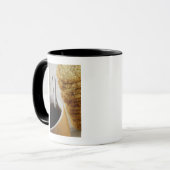 Nahaufnahme eines Tasse Kaffees mit Plätzchen (Vorderseite Links)