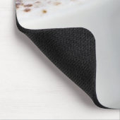 Nahaufnahme eines Tasse Kaffees Mousepad (Ecke)