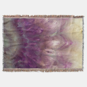 Nahaufnahme eines violetten Amethysts Decke