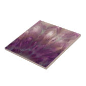 Nahaufnahme eines violetten Amethysts Fliese (Seite)