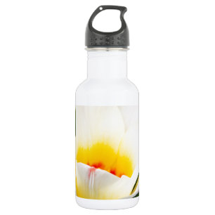 Nahaufnahme Foto von Frühlings-Tulpe Edelstahlflasche