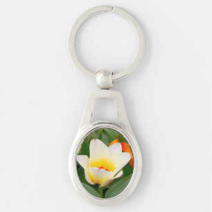 Nahaufnahme Foto von Frühlings-Tulpe Schlüsselanhänger