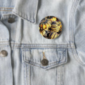 Nahaufnahme gestreifte Kürbisse Button (Beispiel)