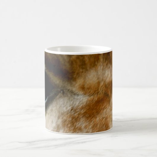 Nahaufnahme-Giraffen-Gesichts-wilde Kaffeetasse (Mittel)