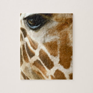 Nahaufnahme-Giraffen-Gesichts-wilde Puzzle