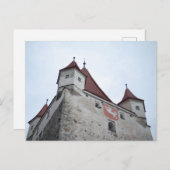 NAHAUFNAHME HAAGER SCHLOSSTURM MIT BLAUEM HIMMEL POSTKARTE (Vorne/Hinten)