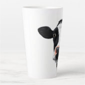 Nahaufnahme Kuh Neugier Milchtasse (Vorderseite)