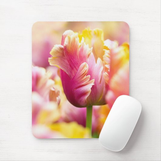 Nahaufnahme-Tulpen Mousepad (Mit Mouse)