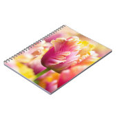 Nahaufnahme-Tulpen Notizblock (Linke Seite)