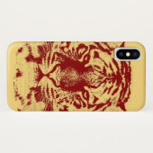 Nahaufnahme vom Gesicht eines Tigers Case-Mate iPhone Hülle (Rückseite (Horizontal))