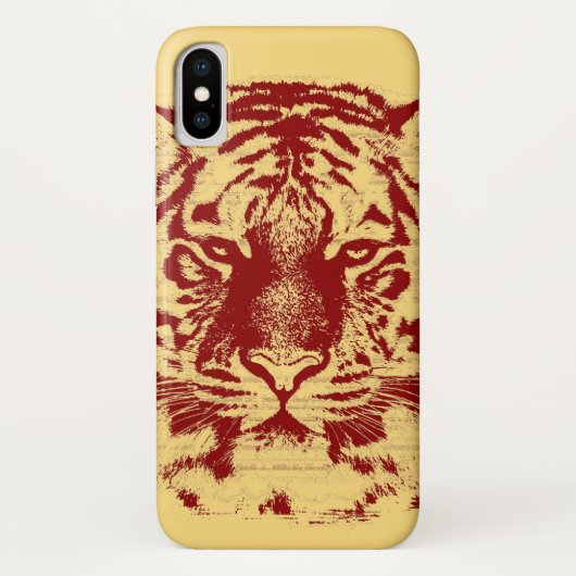 Nahaufnahme vom Gesicht eines Tigers Case-Mate iPhone Hülle (Rückseite)