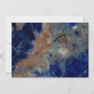 Nahaufnahme von Blauem Sodalit Karte