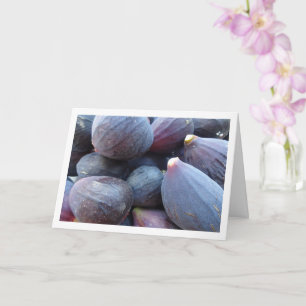 Nahaufnahme von Feigenfrucht Karte