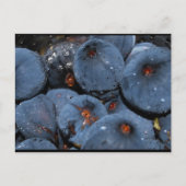 Nahaufnahme von Feigenfrucht Postkarte (Vorderseite)