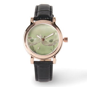 Nahaufnahme von rosa Dogwood-Blüten Seabeck, WA Armbanduhr