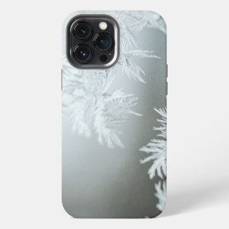 Nahaufnahme von Schneeflocken iPhone 13 Pro Max Hülle