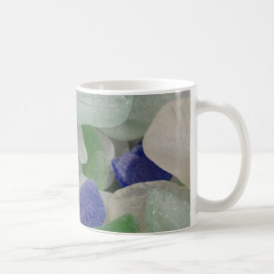 Nahaufnahme von Strandglas, Alaska Kaffeetasse