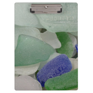 Nahaufnahme von Strandglas, Alaska Klemmbrett