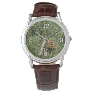 Nahaufnahme von Torrey-Kiefer, Kalifornische Botan Armbanduhr
