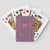 Nahaufnahme von vier Spielkarten (Rückseite)