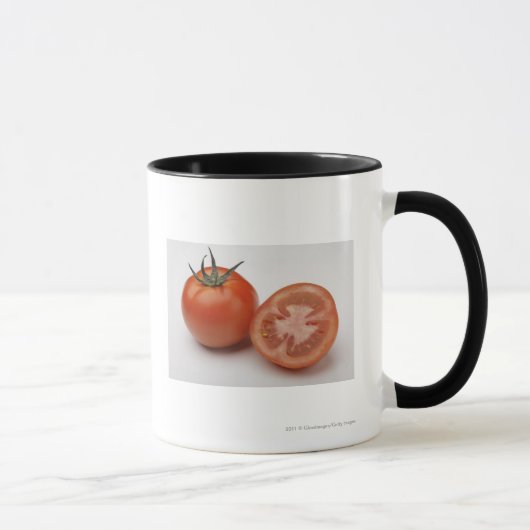 Nahaufnahme von zwei Tomaten Tasse (Rechts)