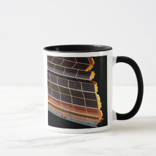 Nahaufnahmeansicht der Solarstromanlagen Tasse