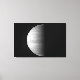 Nahaufnahmeansicht des Planeten Jupiter Leinwanddruck