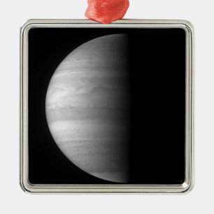 Nahaufnahmeansicht des Planeten Jupiter Ornament Aus Metall
