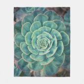 NahaufnahmeSucculent Fleecedecke (Vorderseite)