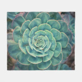 NahaufnahmeSucculent Fleecedecke (Vorderseite (Horizontal))
